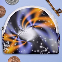 Supernova Space Star Horseshoe Style Canvas Pouch by Pakrebo