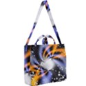 Supernova Space Star Square Shoulder Tote Bag View2