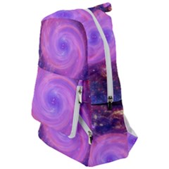 Spiral Strudel Galaxy Eddy Fractal Travelers  Backpack by Pakrebo