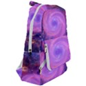 Spiral Strudel Galaxy Eddy Fractal Travelers  Backpack View2