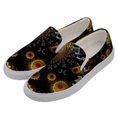 Star Mystical Fantasy Men s Canvas Slip Ons by Pakrebo