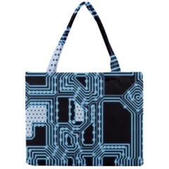 Circuit Pcb Tile Tiling Computer Mini Tote Bag by Pakrebo