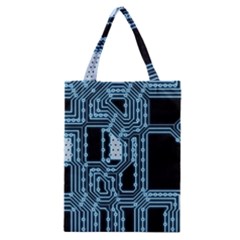 Circuit Pcb Tile Tiling Computer Classic Tote Bag by Pakrebo