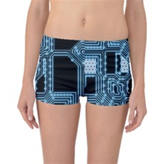 Circuit Pcb Tile Tiling Computer Boyleg Bikini Bottoms by Pakrebo