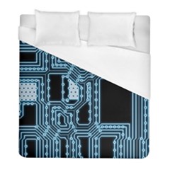 Circuit Pcb Tile Tiling Computer Duvet Cover (full/ Double Size) by Pakrebo