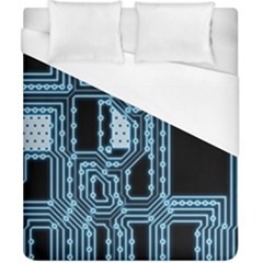 Circuit Pcb Tile Tiling Computer Duvet Cover (california King Size) by Pakrebo