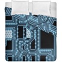 Circuit Pcb Tile Tiling Computer Duvet Cover Double Side (California King Size) View1