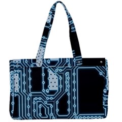 Circuit Pcb Tile Tiling Computer Canvas Work Bag by Pakrebo