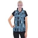 Circuit Pcb Tile Tiling Computer Women s Button Up Vest View1