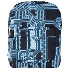 Circuit Pcb Tile Tiling Computer Full Print Backpack by Pakrebo