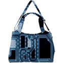 Circuit Pcb Tile Tiling Computer Double Compartment Shoulder Bag View2