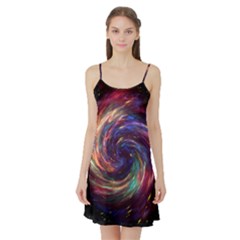 Cassiopeia Supernova Cassiopeia Satin Night Slip by Pakrebo