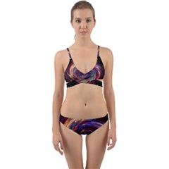 Cassiopeia Supernova Cassiopeia Wrap Around Bikini Set by Pakrebo