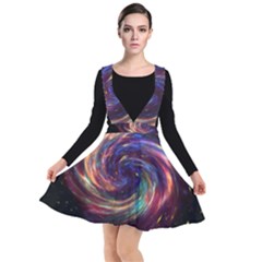 Cassiopeia Supernova Cassiopeia Plunge Pinafore Dress by Pakrebo