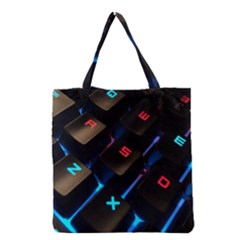 Keyboard Gamer Computer Technology Grocery Tote Bag by Pakrebo