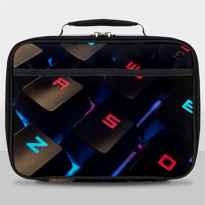 Keyboard Gamer Computer Technology Full Print Lunch Bag