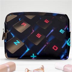 Keyboard Gamer Computer Technology Make Up Pouch (medium) by Pakrebo