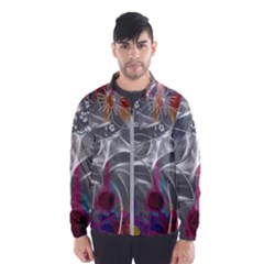 Flora Entwine Fractals Flowers Men s Windbreaker by Pakrebo