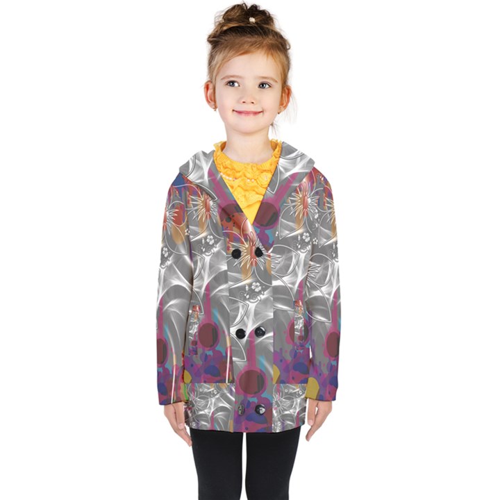 Flora Entwine Fractals Flowers Coat