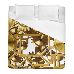 Cogs Gears Tiling Cogwheel Duvet Cover (full/ Double Size) by Pakrebo