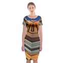 Stadium Fractal The Future Classic Short Sleeve Midi Dress View1