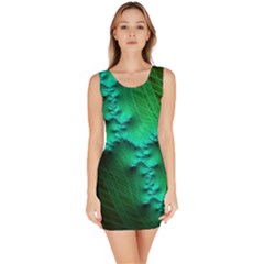 Fractal Maths Design Backdrop Bodycon Dress