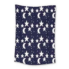 Starry Night Cartoon Print Pattern Small Tapestry