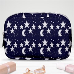 Starry Night Cartoon Print Pattern Make Up Pouch (small) by dflcprintsclothing