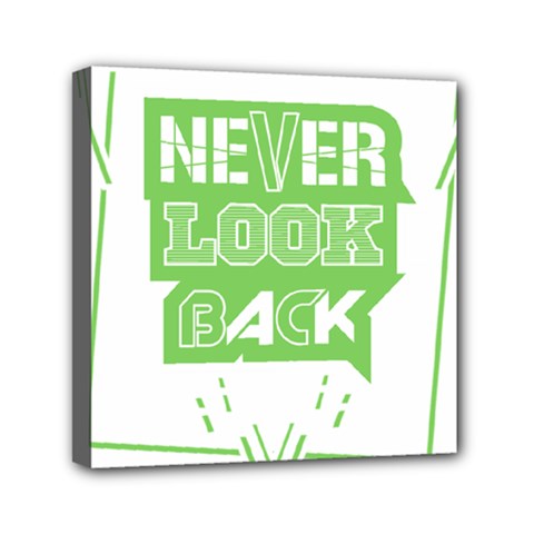 Never Look Back Mini Canvas 6  X 6  (stretched) by Melcu