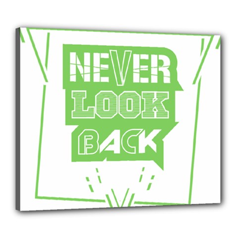 Never Look Back Canvas 24  X 20  (stretched) by Melcu