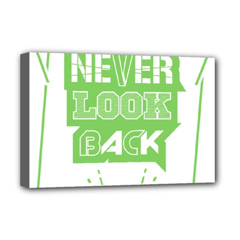 Never Look Back Deluxe Canvas 18  X 12  (stretched) by Melcu