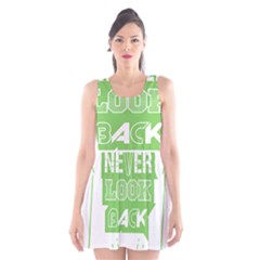 Never Look Back Scoop Neck Skater Dress by Melcu