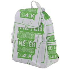 Never Look Back Top Flap Backpack by Melcu