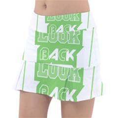 Never Look Back Tennis Skirt by Melcu