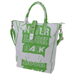 Never Look Back Buckle Top Tote Bag