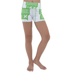 Never Look Back Kids  Lightweight Velour Yoga Shorts