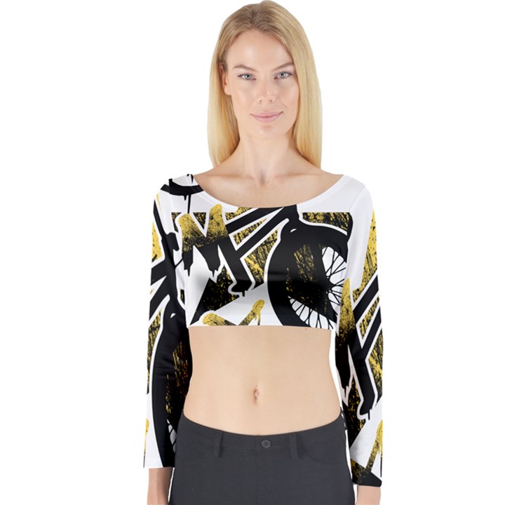 Bmx Long Sleeve Crop Top