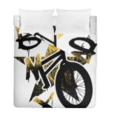 Bmx Duvet Cover Double Side (full/ Double Size) by Melcu