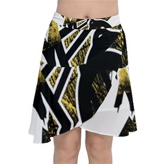 Bmx Chiffon Wrap Front Skirt by Melcu