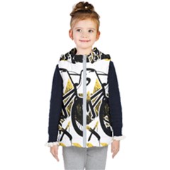 Bmx Kids  Hooded Puffer Vest by Melcu