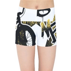 Bmx Kids  Sports Shorts by Melcu