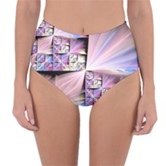 Fractal Art Artwork Digital Art Reversible High-waist Bikini Bottoms by Pakrebo