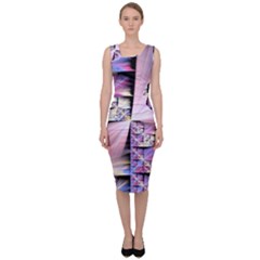 Fractal Art Artwork Digital Art Sleeveless Pencil Dress