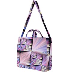 Fractal Art Artwork Digital Art Square Shoulder Tote Bag