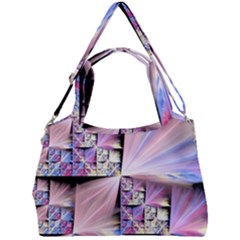 Fractal Art Artwork Digital Art Double Compartment Shoulder Bag