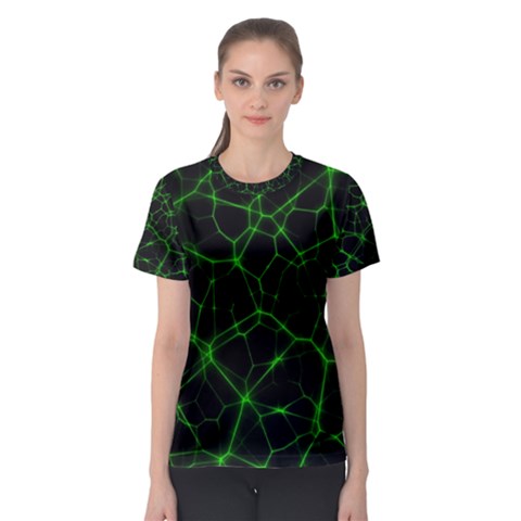 System Web Network Connection Women s Sport Mesh Tee by Pakrebo