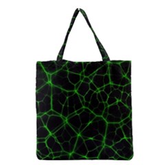 System Web Network Connection Grocery Tote Bag by Pakrebo