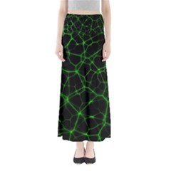 System Web Network Connection Full Length Maxi Skirt by Pakrebo