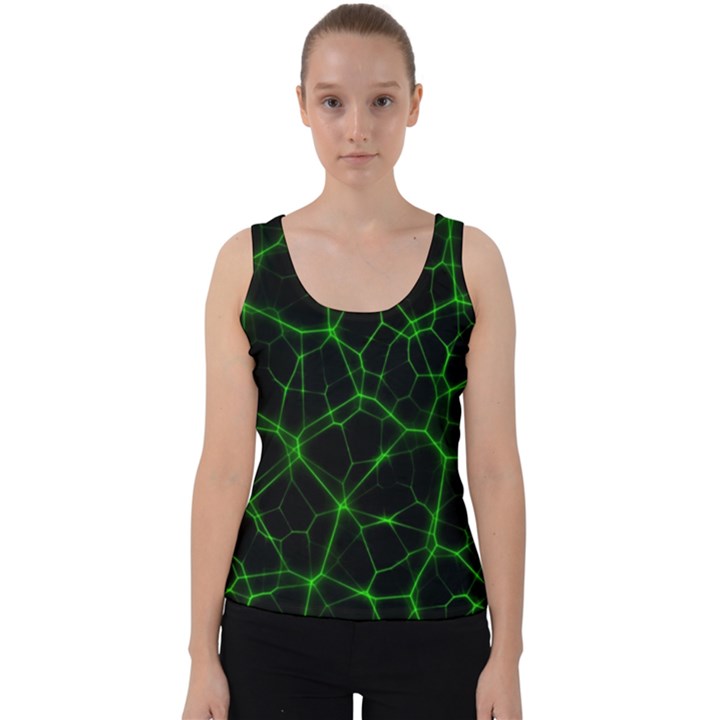 System Web Network Connection Velvet Tank Top