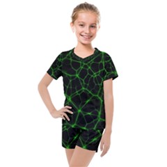 System Web Network Connection Kids  Mesh Tee And Shorts Set